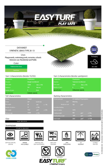 Spec.sheet Living Garden/Playsafe 45-15 antibacterieel-antistatisch